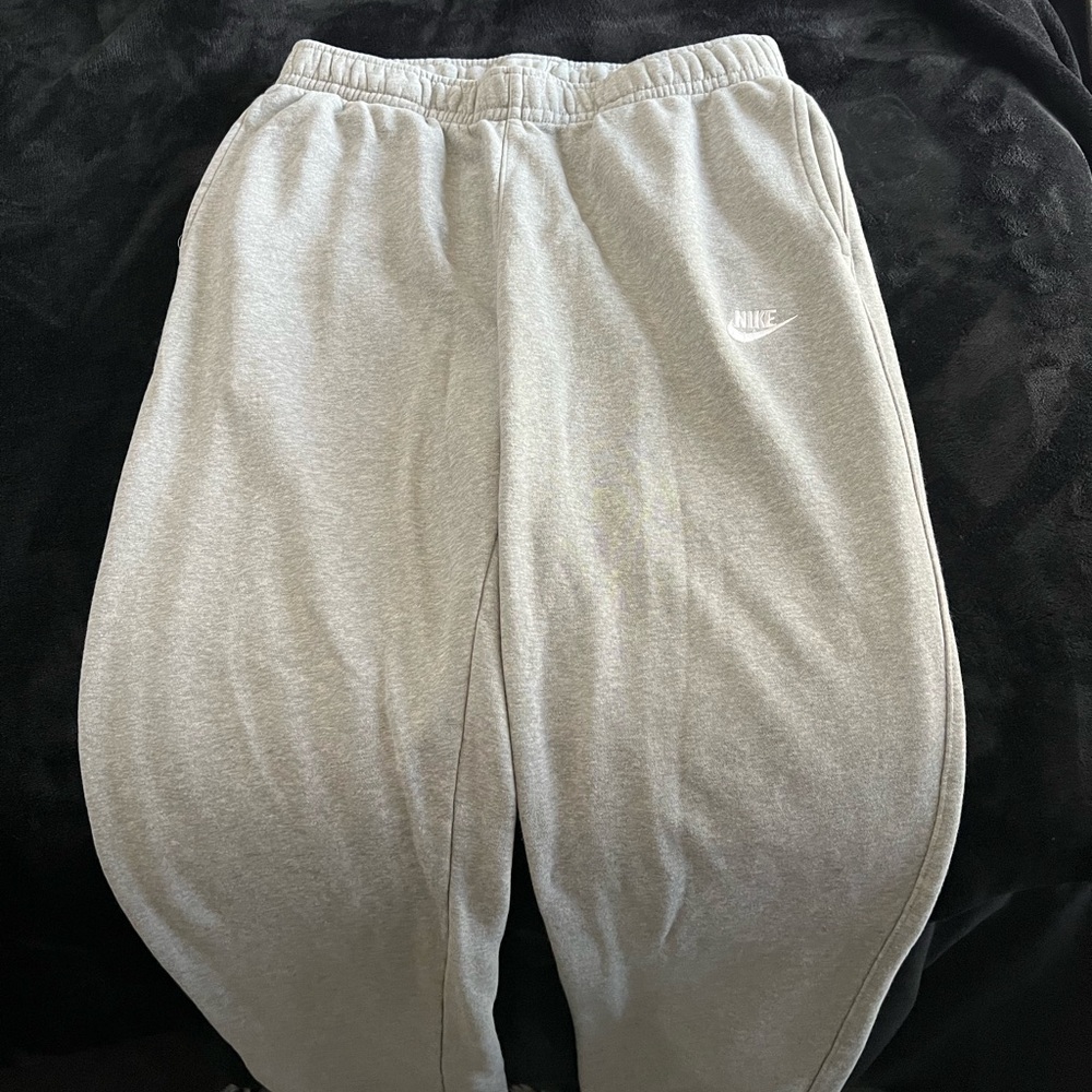 Nike Gray Soft Cotton Blend Sweatpants